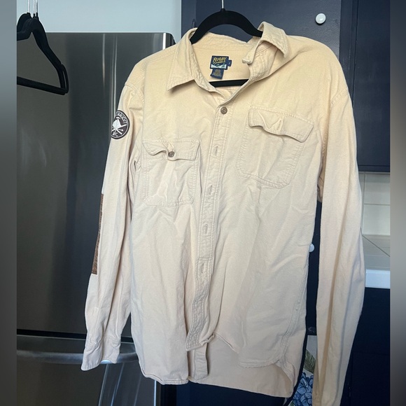 Ralph Lauren “Rugby” flannel with elbow patches - Picture 4 of 5